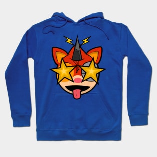 Excited Cyborg Squirrel Oskar Hoodie